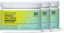 Sparkle Wellness Skin Boost (Tropical) [3 Packung 30-Serves] | Collagen Powder Supplement mit VERISOL Bioactive Hydrolyzed Collagen Peptides & Vitamin C zur Verbesserung der Haut, Haare & Nail Gesundheit