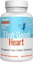 That Good Supp Co - That Good Heart CoQ10 Supplément nutritionnel pour les hommes et les femmes - Soutient la santé générale et la circulation sanguine - Fabriqué aux États-Unis
