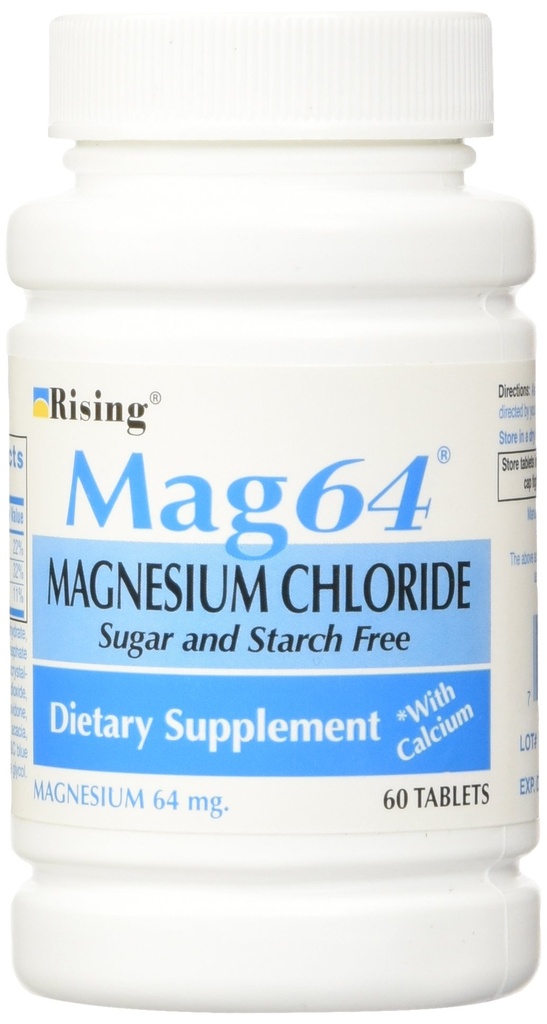 Mag 64 Nahrungsergänzungsmittel Tabletten, 60 Zähler (Pack von 3)