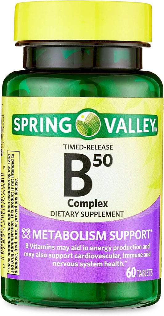 B-50 Complesso Timed-Release compresse Supplemento alimentare, 60 conte