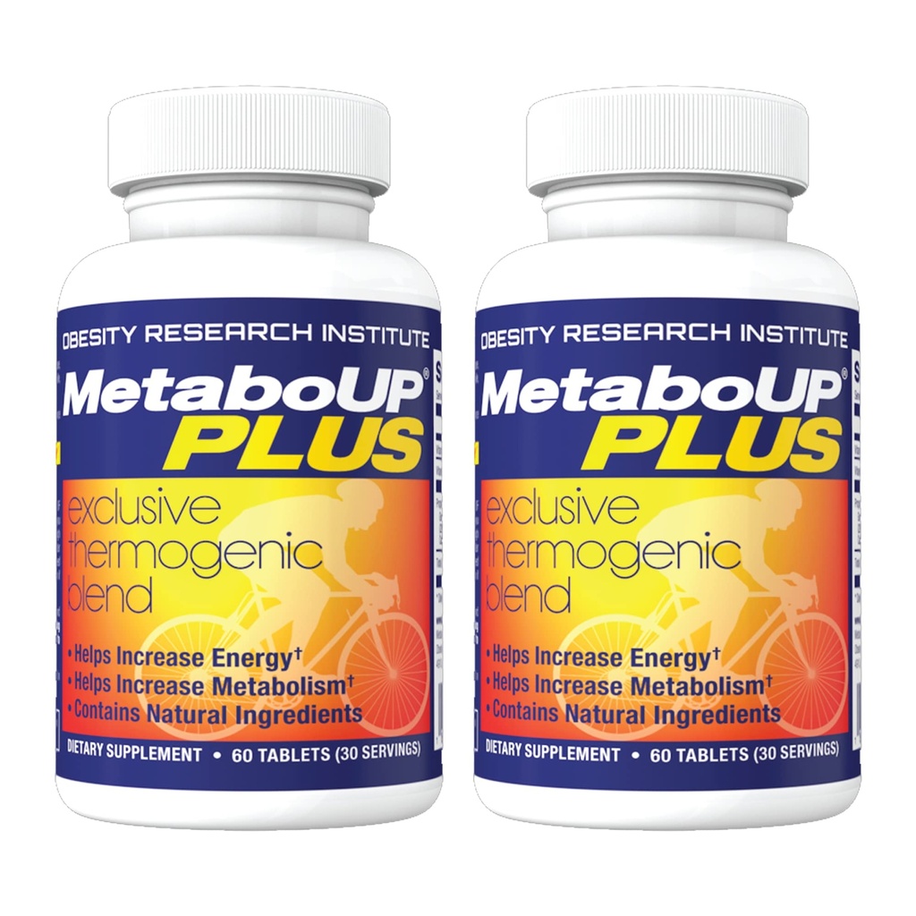 Lipozen MetaboUP Plus - 2 60 Ct Flaschen - Thermogenic Weight Loss - Energy Booster Pills