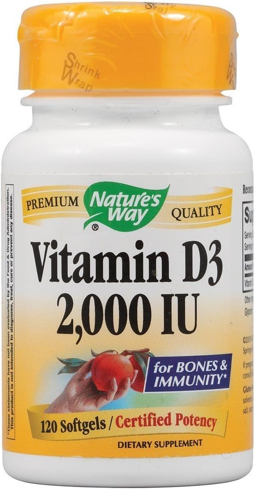 Via della natura Vitamina D-3 2000 IU 120 softgel