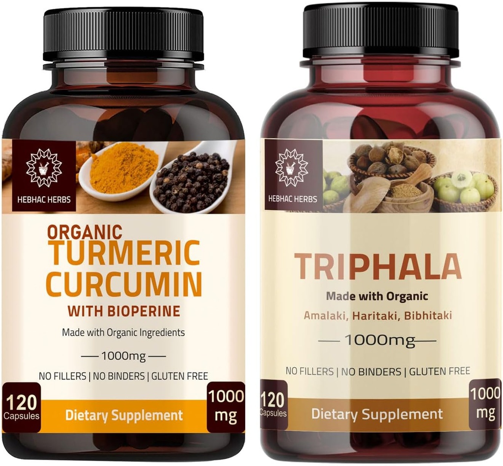 Turmeric Curumin Kapseln & Triphala Kapseln