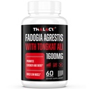 1600mg Fadogia Agrestis Tongkat Ali Supplément, Fadogia Agrestis Extrait pour hommes avec Ashwagandha - Force maximale, 60 Softgels