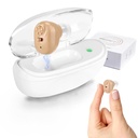 Hearing Amplifier Aid, Rechargeable Hearing Aid for Seniors & Adults with Volume Control, Noise Cancelling Hearing Amplifier, Single Side Use