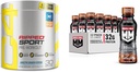 C4 Ripped Sport Pre Workout Poudre Arctic Neige Cone & Muscle Lait Pro Nutrition avancée Secouer les protéines, Knockout Chocolat, 11.16 Fl Oz (paquet de 12)