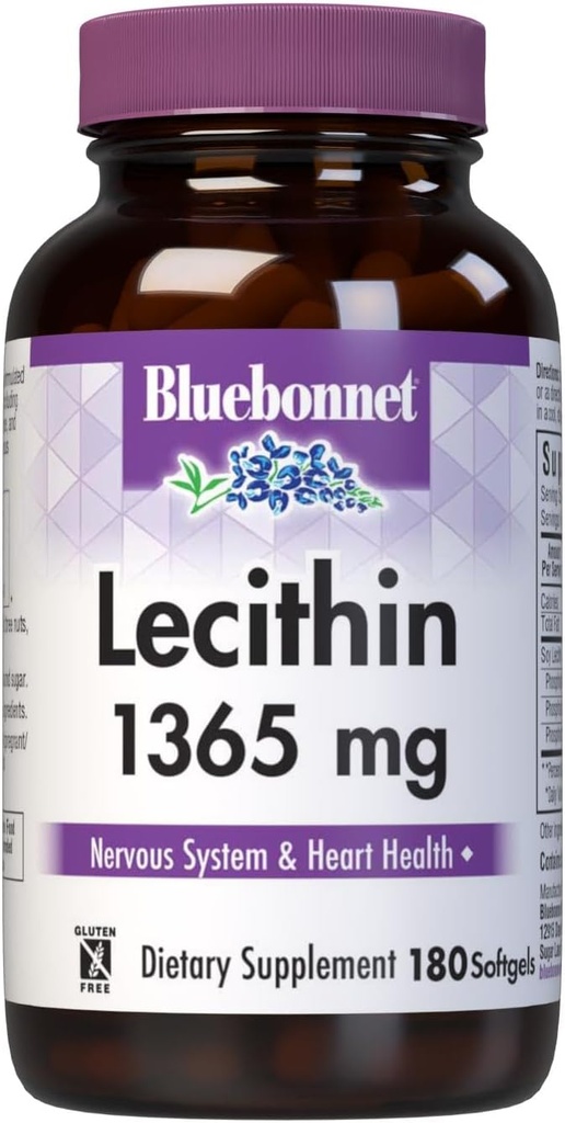 BlueBonnet Lecithin Supplemento, 180 Conte