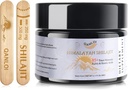 Shilajit pour les hommes-résine naturelle Shilajit avec supplément acide humique et fulvic, Himalayan Shilajit Resin-120 Servir/60g (500mg)