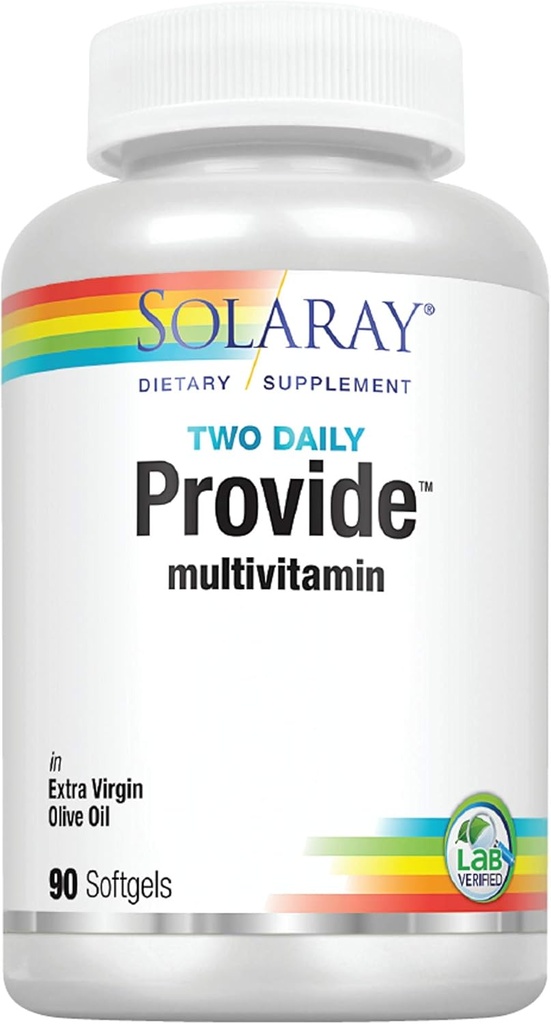 SOLARAY Fournir des multivitamines Deux par jour 90 CT