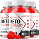 (3 Pack) Vista Keto ACV Gummies - Advanced Formula Vista Keto Plus ACV Gummies Aceto di Mele Vista ACV Integratore alimentare Donne (180 Gummies)