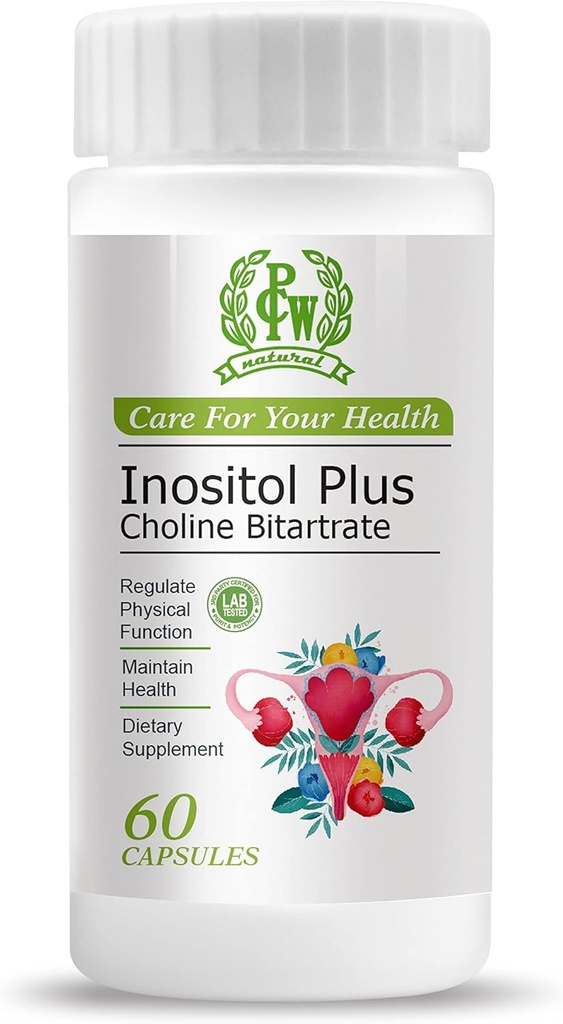 PCW Inositol Plus Choline Bitartrate Kapsel, 60 Zähler