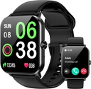 Smart Watch, Smartwatches for Men Women, 1,85" HD Fitness Tracker (Answer/Make Calls), 120+ Modalità Sportive, Heart Rate/Sleep Monitor, IP68 impermeabile Fitness Watch, Smartwatch per Android iOS