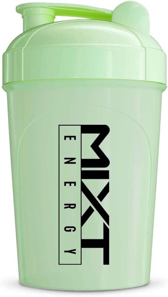 MIXT Energy Shaker Bottiglia, 16 oz. Shaker Bottiglia, BPA Free & Lid Mixing Technology (16 oz, Glow in the Dark)