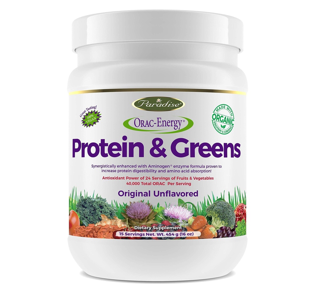 Paradise Herbs Orac Energy, Protein & Greens, 14 Unzen