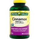 Spring Valley Cinnamon Nahrungsergänzung, 1000 mg, 400 vegetarische Kapseln - Stoffwechselunterstützung. Enthält Sticker.