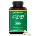Leben Fortune Liposomal Vitamin C 2100 mg, Schnelle Aktivierung Absorption, Höhere Bioverfügbarkeit Unterstützung Immunsystem, High Antioxidant Supplement Formula – Collagen Booster – 180 Kapseln
