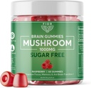 FIOR Naturally Zucchero-Free Mushroom Gummy Total Mushroom Blend Supplement, 60 Count, Multi Mushroom Complex, Lions Mane, Chaga, Cordyceps, Reishi, Turchia Tail, Maitake, Shiitake, King Trumpet