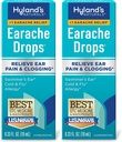 Hyland's Earache Drops, Natural Relief of Swimmer's Ear, Cold and Flu, Allergy Symptoms, Ages 4 and up: (2 Pack)