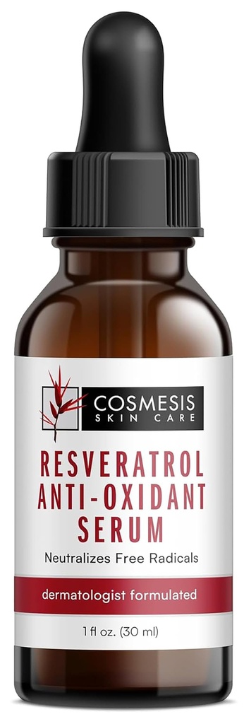 Siero Antiossidante Resveratrolo - Combat Aging with Antioxidants from Tea Polyphenols & Resveratrol - 1 fl oz - Cosmesis