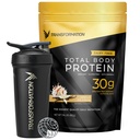 Transformation Vanille Protéine Poudre et Performance Isolée Shaker Bouteille de 30G Multi-Protéine Superblend