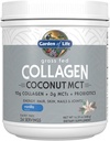 Polvere MCT di cocco del collagene dell'erba di vita - Vanilla, 24 Serve, polvere di collagene per l'energia Giunti di unghie della pelle dei capelli, polvere di peptidi del collagene, MCT di cocco, integratori di proteine del collagene