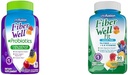 Bien en fibre de Vitafusion + Probiotiques 60 Compter et Fibre Bien Fit 90 Compte Gummy Vitamine Bundles