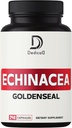 1000mg Echinacea Capsules de seaux d'or - 240 Compte de 4 mois d'approvisionnement - système immunitaire de soutien, bien-être et santé excessive
