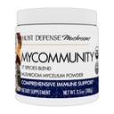 Host Defense MyCommunity Powder - 17 espèces Mélanger le supplément de champignons pour le soutien immunitaire - Extrait avec la Manille du Lion, Reishi, Chaga, Cordyceps, Turkey Tail & More - 100g (66 portions)*
