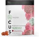 Halceon Wellness Mushroom Gummi - Lion's Mane Mushroom und L-Theanine Ergänzung für Gehirngesundheit - Nootropic Mushroom Supplement - Non-GMO Vegan Lion Mane Mushroom Gummis für Fokus - 60 Zähler