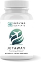 JetAway – Integratore di supporto naturale per il sonno con Melatonina Bio-Fermented – Supporto Jet Lag – Allergeni-Free, No Jet Lag (60 capsule)