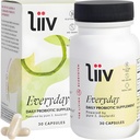 LiiV Premium Everyday Probiotico per il supporto digestivo e immunitario, Pure S. boulardii per le donne e gli uomini, 5 miliardi di CFU, bilanciamento sano di MicroBiome – 30 capsule vegetariane