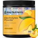 KEY NUTRIENTS Multivitamin Elektrolyte Pulver Kein Zucker - Tropical Peach Mango Elektrolyt Pulver - Endurance & Energy Supplement - Hydration Pulver - Keine Kalorien - 90 Servierungen - Made in USA
