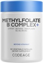 Codeage Methylfolate B Complex, 5-MTHF, Methylcobalamin B12, 120 Capsules