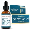 Frankincense & Myrrhe Apaisant Nerve Relief Rubbing Oil, Neuropathie Pain Relief for Hands & Feet - avec Menthol and Frankincense Essential Oils, 2 Fl. Oz. Résistance maximale pour pied