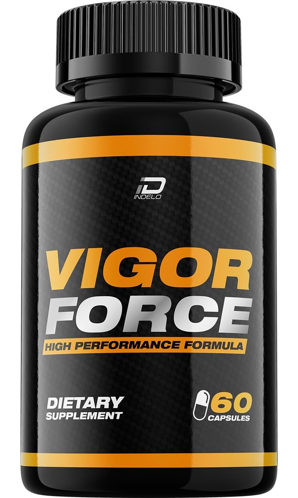 Vigor Kraft für Männer Kapseln, Vigor Force Pillen, Vigor Force Advanced Formel, Vigor Force Diät-Ergänzung, Vigor Force Alle natürlichen Unterstützung Formel Bewertungen (1 Packung – 60 Kapseln)