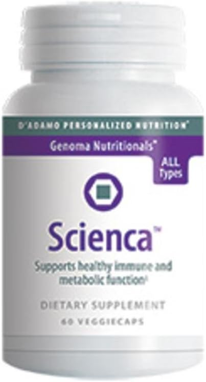 D'Adamo Personnalisé Nutrition - Scienca 60 Capsules de Véggie