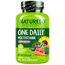 NATURELO Une multivitamine quotidienne pour les femmes 50+ (sans fer) - Soutien à la ménopause pour les femmes de plus de 50 ans - Supplément alimentaire complet - Non-OGM - Pas de soja - 120 capsules - 4 mois d'approvisionnement
