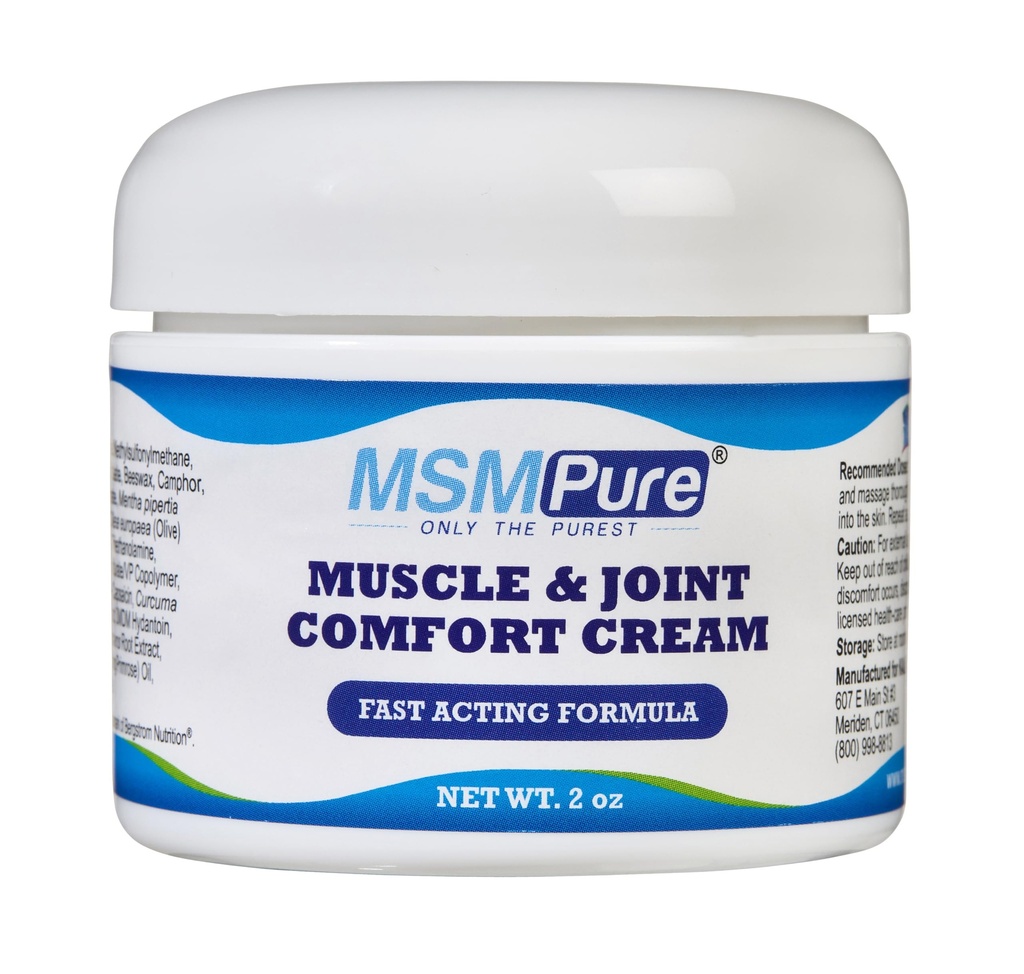KALA SANTE MSMPure Crème MSM de résistance maximale – 2 oz, formule d'absorption rapide, non-salissure pour le confort et la flexibilité – MSM de fabrication américaine
