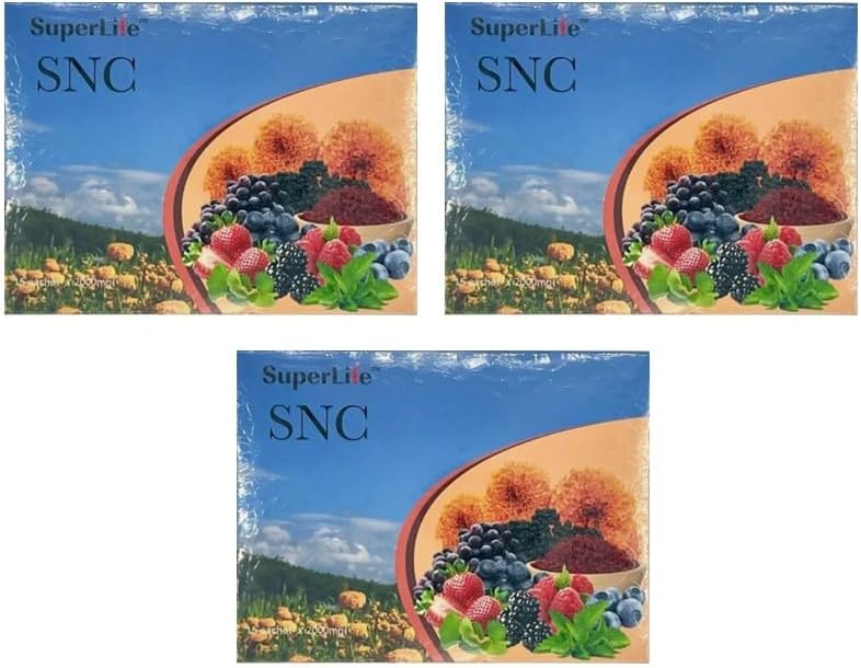 Generic 3 Packs SNC Super Neuron Care Support Eyesight Improve Vision Blur Cognitive Dry (15 Sachets/Box), Blue