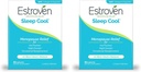 Estroven Sleep Cool pour le soulagement de la ménopause, 30 Ct, Supplément de soutien du sommeil avec des ingrédients cliniquement prouvés pour soulager les symptômes de la ménopause plus les sueurs nocturnes et le soulagement du flash chaud, sans médicament et sans gluten