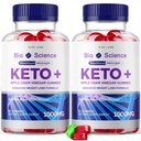 rize labs - Bio Science Keto Plus Gummies for Weight Loss, Extra Strength, Advanced Formula Include Gummies di Aceto di Mele (120 Gummies) (Pack of 2)