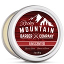 Rocky Mountain Barber Company Bart Balm - Classic Unscented - 100% natürlich - Premium Wachs Mischung mit Nährstoff Reichen Bienen Wachs, Jojoba, Kokosöl