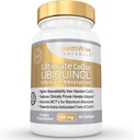 Ultimate CoQ10 UBIQUINOL 100mg - Plus de 4X Plus efficace: Absorption maximale et puissance - Sans OGM/soy - Kaneka Ubiquinol - 60 Softgels liquides