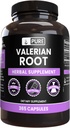 PURE ORIGINAL INGREDIENTS Valerian Root (365 Kapseln) Kein Magnesium oder Reisfüller, Immer rein, Lab Verifiziert