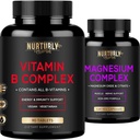Magnesio e Vitamina B Complex - Citrato di magnesio 500MG - B Vitamine B1, B2,B3,B5,B6,B7,B9,B12 e Biotina - Rilassamento muscolare, Sonno ed Energia, Immunità e supporto al mood