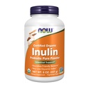 MAINTENANT compléments alimentaires, poudre pure prébiotique d'inuline, biologique certifiée, non-OGM projet vérifié, soutien intestinal*, 8-Ounce