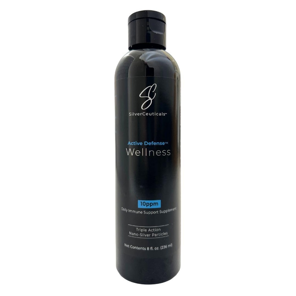 Colloidale Silver w/Nano Technology - 10ppm 8oz - 8X Più Efficace - Supporto Immune Naturale - Salvare le Giornate del Malato - Età 5 &amp; Up - Outperforms Higher PPM Silvers - No Taste & Smell - 3rd Party Tested