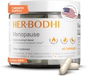 Menopausa bilancia ormonale per le donne, Estrogen Soy Isoflavones Menopause Supplemento per le donne, Santo Basilio, Ashwagandha, Nero Cohosh Hot Flashes Menopause Relief (60 capsule)