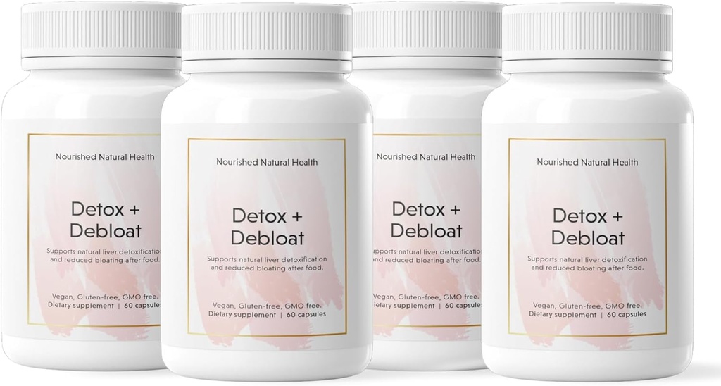Detox naturale nutriente + Debloat - Latte Thistle & Dandelion Root Vegan Supplemento per le donne - Bloating Relief & Digestion Support - 240 capsule
