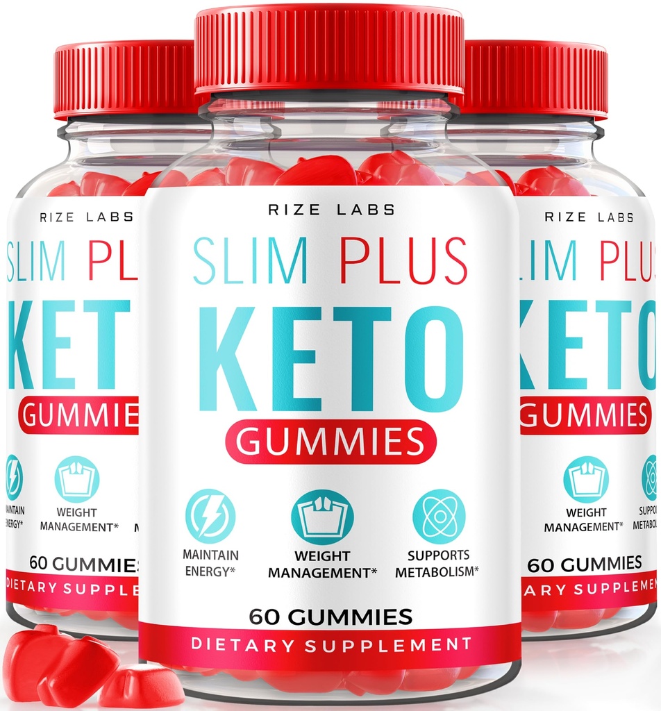 rize labs - Slim Plus Keto ACV Gummies per la perdita di peso avanzata, Tutti Natural Apple Sider Vinegar Supplement (180 Gummies)